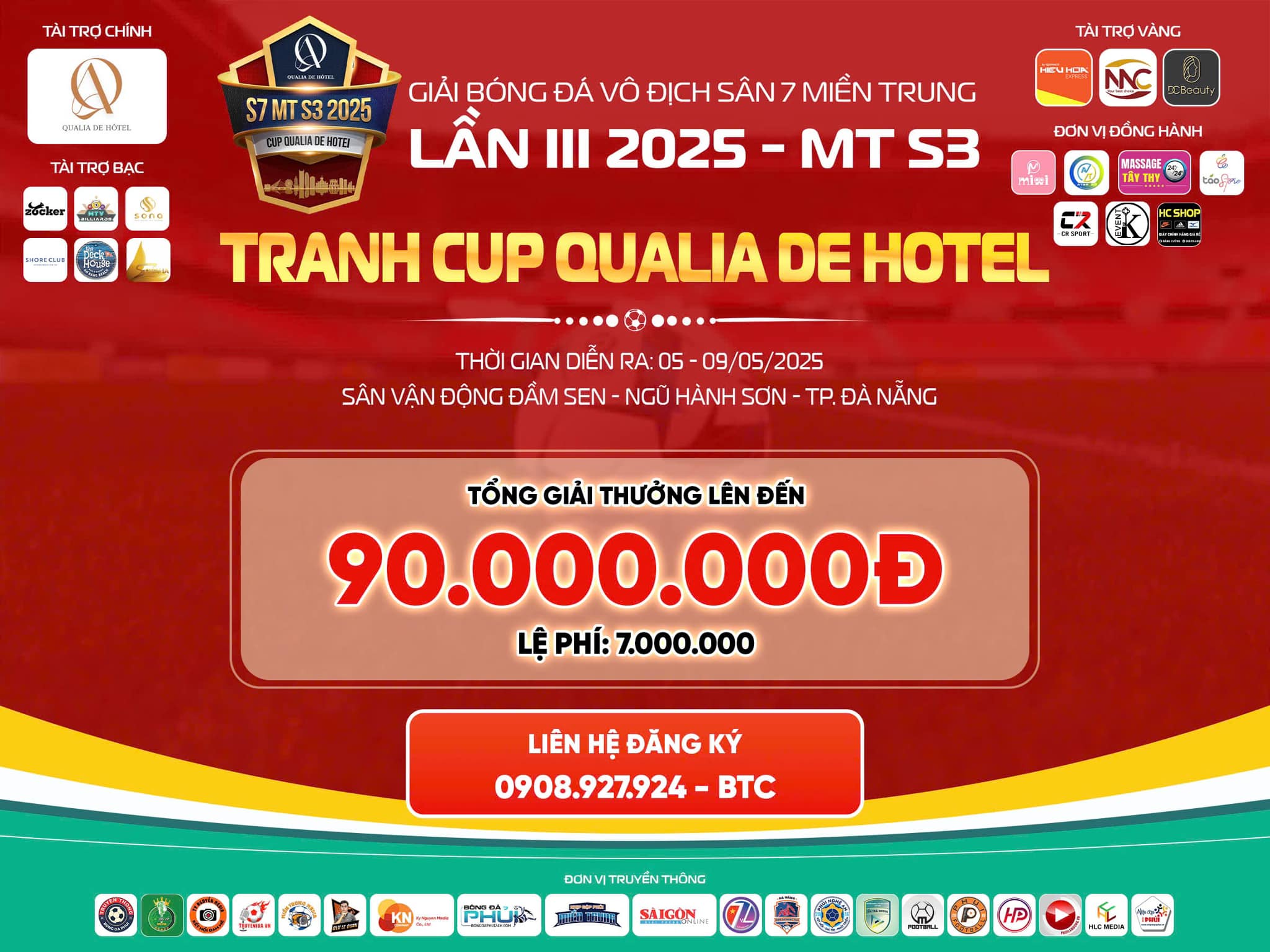 Giải Bóng đá Vô địch sân 7 Mùa 3 - 2025 tranh Cup Qualia De Hotel