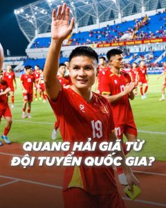 Nguyễn Quang Hải giã từ Đội tuyển Quốc gia Việt Nam?