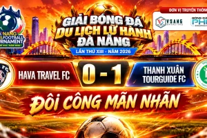 Hava Travel FC vs Thanh Xuân Tourguide FC - Đôi công mãn nhãn, bản lĩnh lên tiếng ở phút 44